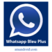 Whatsapp bleu plus